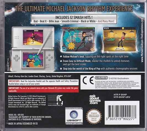 Michael Jackson the Experience - Nintendo DS (A Grade) (Genbrug)